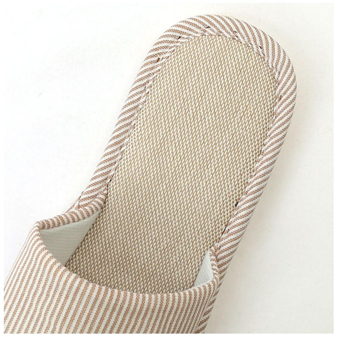 リネン スリッパ 通販 ルームシューズ 室内履き サンダル 部屋履き ルームスリッパ 夏用 室内 メンズ レディース 来客用 来客 かわいい 春夏 春 夏 秋 滑り止め 履きやすい 歩きやすい 前あきスリッパ 生活雑貨 日用品雑貨 ローズ 【即日発送】36-37(23cm)