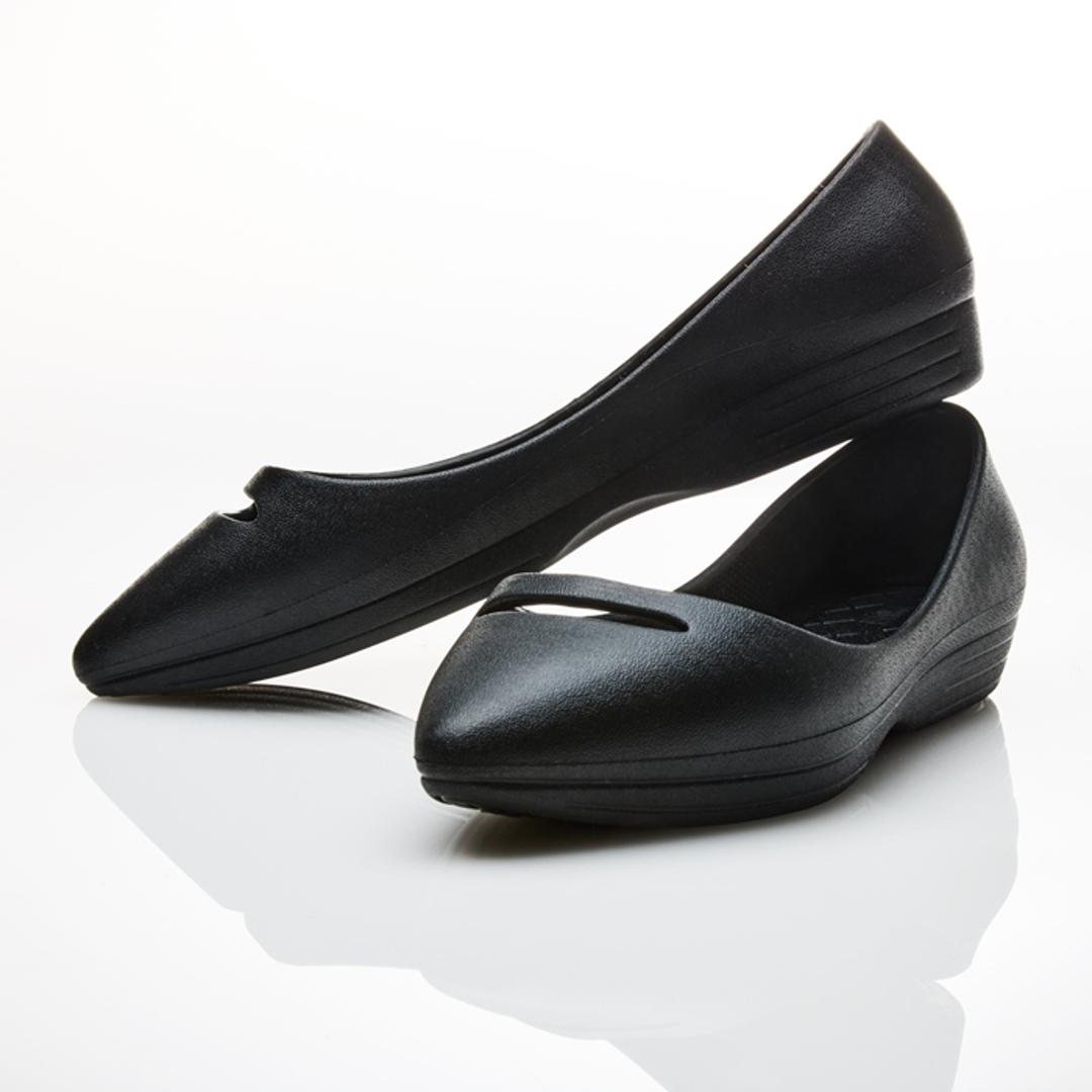 リカバリーサンダル パンプス 通販 フラットパンプス レインパンプス リカバリー PROFEEL プロフィール リカバリーパンプス PRF-001 軽量 軽い 耐水 洗える 履きやすい 歩きやすい 疲れにくい レディースシューズ レディース靴 ブラック S(22.5-23cm)