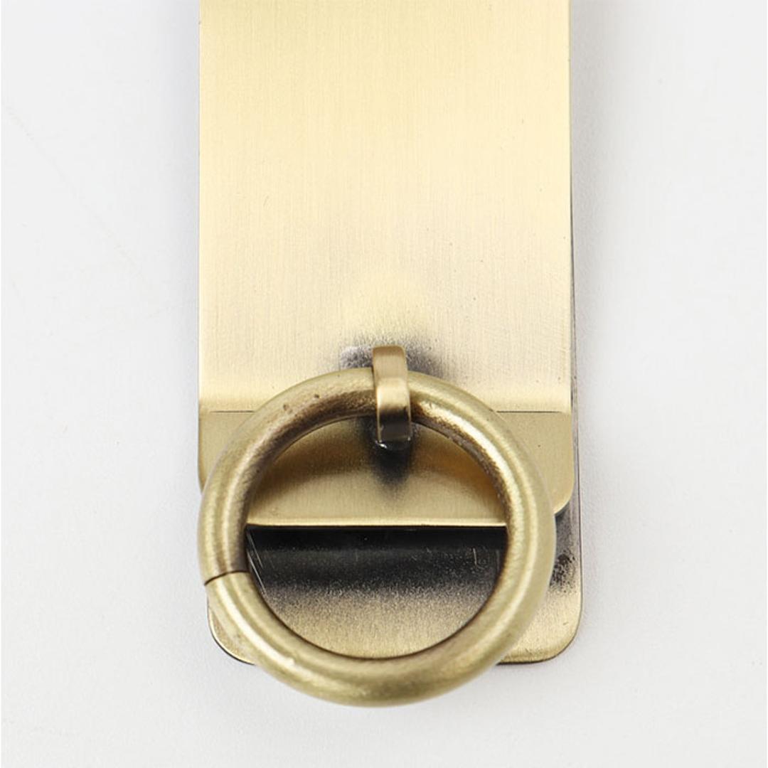 ベルトフック キーホルダー 通販 日本製 リング付ベルトフック ベルト フック ベルトクリップ キーリング ベルトにつける カバン に つける 真鍮 真ちゅう つや消し 鍵 カギ メンズ 男性 レディース 女性 シンプル おしゃれ オシャレ ファッション小物 ニッケル ・