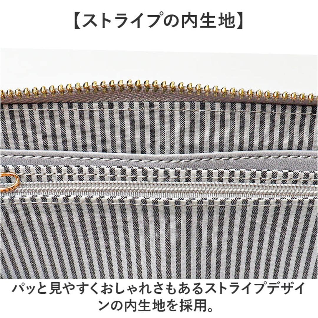 MUUMARJU 財布 RK23-0911 通販 長財布 レディース ラウンドファスナー ウォレット コインケース ながさいふ 長サイフ 束入れ 合皮 ムウマージュ おしゃれ きれいめ シンプル 大人 女性 女子 学生 くすみカラー レディース財布 ライトグレー ・