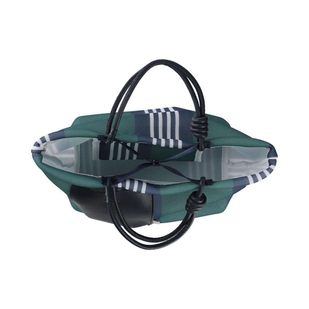 ルートート トートバッグ ROOTOTE 1084 通販 トートバック 手提げバッグ 手提げ袋 手提げかばん 手提げカバン 手提げ鞄 レディース 軽量 軽い 通勤 通学 おしゃれ 配色 洗える 手洗い ストライプ wefer ウエッファ DELI デリ SAX ・