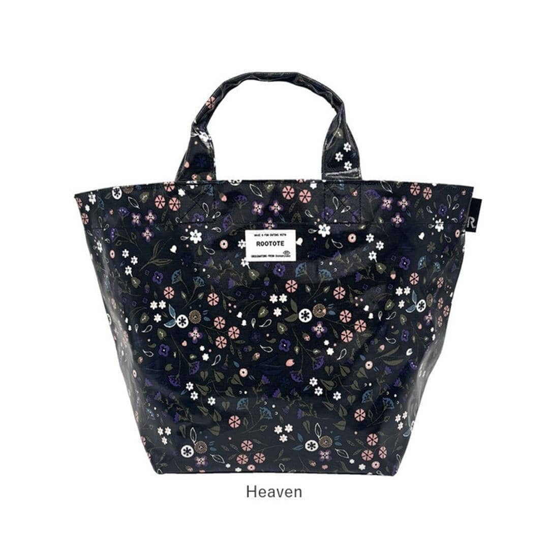 ROOTOTE ルートート トートバッグ 3603 通販 ラミネート トートバック 手提げバッグ レディース 小さめ A5 軽量 軽い 撥水 自立 舟形 マチあり マチ広め シンプル かわいい おしゃれ 可愛い 通勤 通学 DELI デリ レディースバッグ Katakata ・
