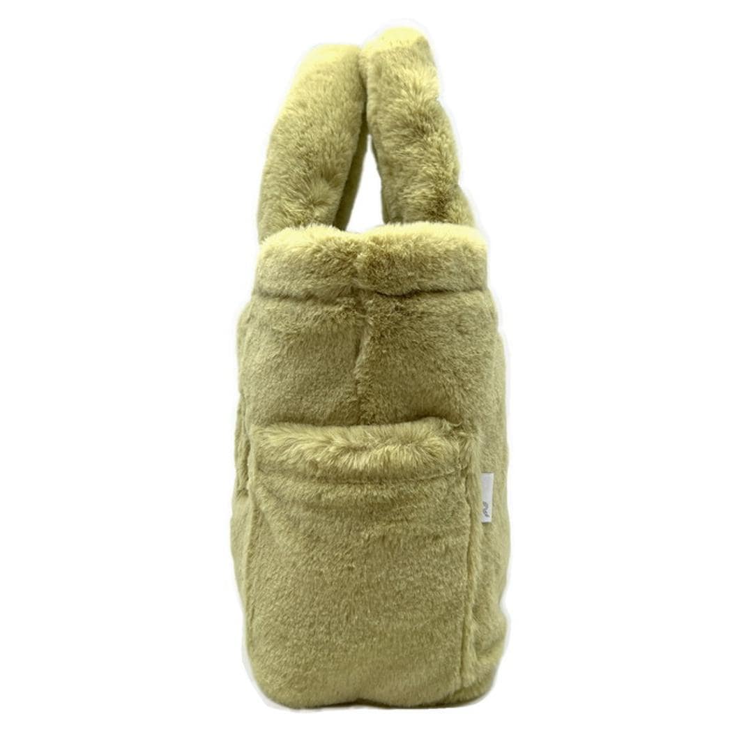 ROOTOTE ルートート トートバッグ 3637 通販 トートバック ハンドバッグ 手提げバッグ 手提げカバン 小さめ サブバッグ SQUARE スクエア シンプル 無地 ロゴ かわいい おしゃれ ふわふわ ふかふか マチあり 旅行 レディースバッグ IVORY ・