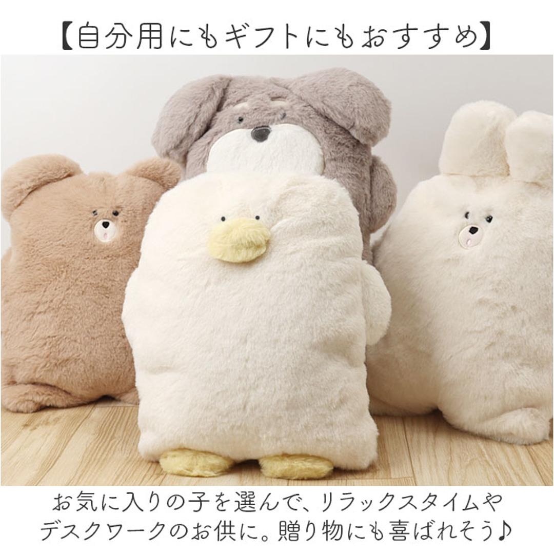 ひざ掛け ブランケット 通販 クッションインブランケット ふわふわブランケット ひざかけ 膝掛け センバドー ぬいぐるみ 暖かい 軽い あったか ふわふわ 冷房対策 70×100cm 贈り物 ギフト おしゃれ かわいい 可愛い クマ ・