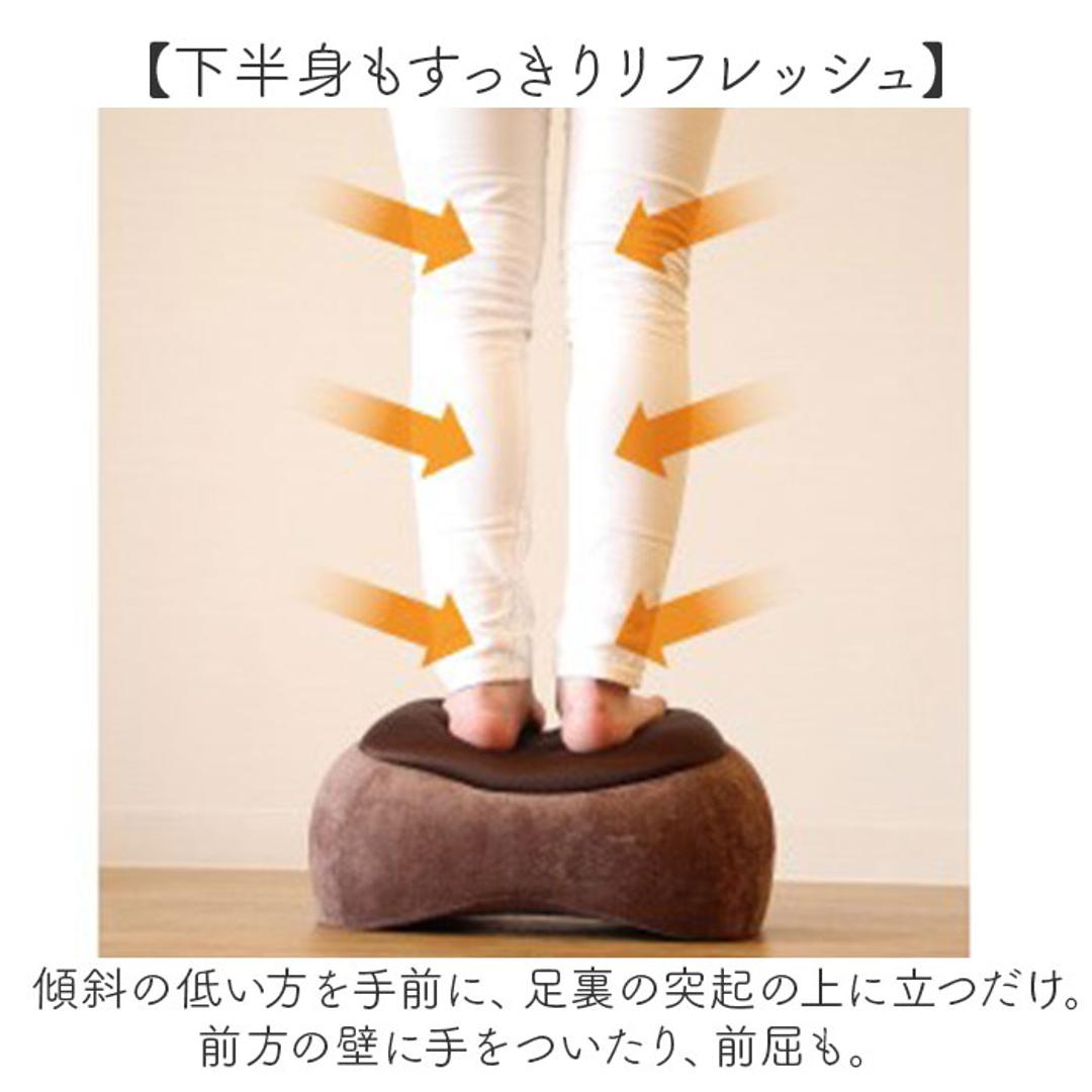 踏み台昇降 通販 トランポリンクッション エクササイズ フィットネス トランポリン クッション おうち時間 持ち運び トレーニング ジャンプ 有酸素運動 おしゃれ インテリア 運動不足 PROIDEA プロイデア ギフト ブラウン ・