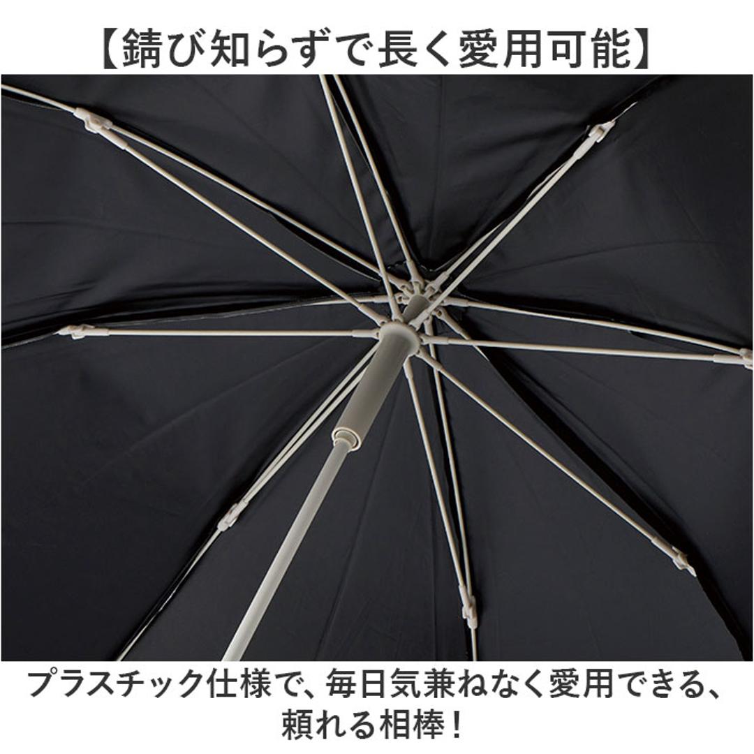 mabu 傘 マブ SMV-4247 通販 長傘 晴雨兼用傘 雨傘 日傘 かさ レディース メンズ 晴雨兼用 遮光 遮熱 UVカット 大きめ 60cm 60センチ 8本骨 耐風 丈夫 通勤 通学 無地 シンプル おしゃれ 女性 女子 男性 紳士傘 オフホワイト ・