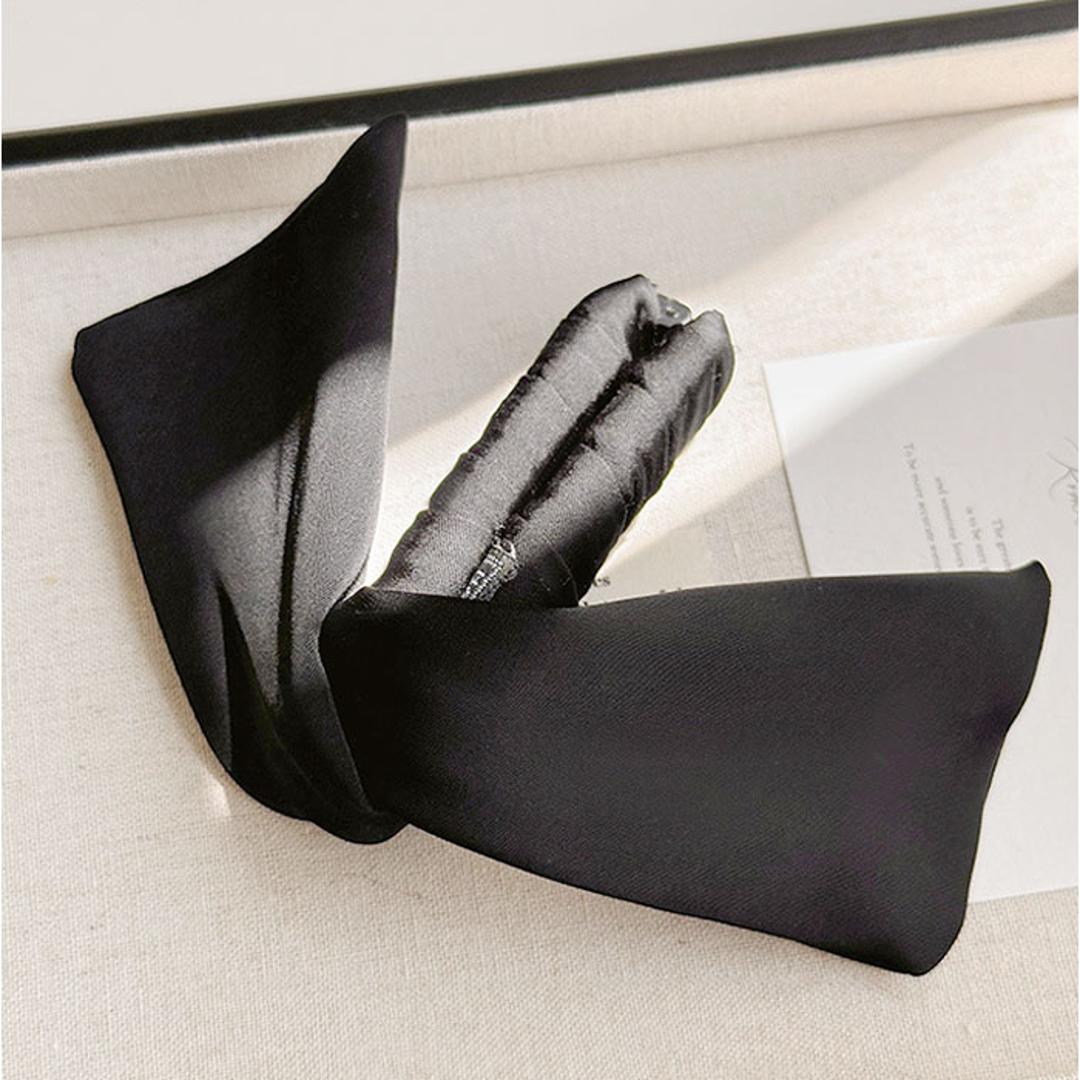 ヘアクリップ リボン 通販 リボンクリップ クロスリボン バナナクリップ 髪飾り 髪留め アップヘア ポニーテール ヘアアレンジ まとめ髪 シンプル カジュアル フォーマル かわいい おしゃれ ヘアアクセ 大人 女性 女子 贈り物 ギフト ブラック ・