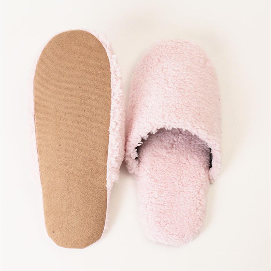 ヨコズナクリエーション トイレスリッパ 通販 SUMIKA スミカ スリッパ シープボア トイレ用スリッパ ルームスリッパ ルームシューズ 室内履き 部屋履きスリッパ おしゃれ かわいい ふわふわ もこもこ 無地 シンプル トイレファブリック トイレ用品 ピンク ・