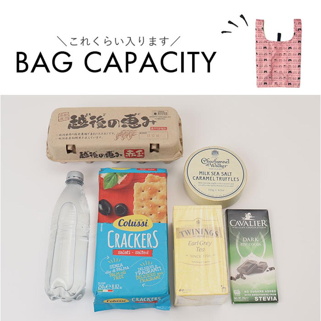 エコバッグ マイバッグ 通販 レディース タルティーヌ トートバッグ サブバッグ おしゃれ かわいい 手提げ トート コンビニバッグ コンパクト 折り畳み バッグ バック 軽量 軽い 大人 小さめ 猫 ねこ アニマル カジュアル シンプル エコ 折りたたみ ブルー ・