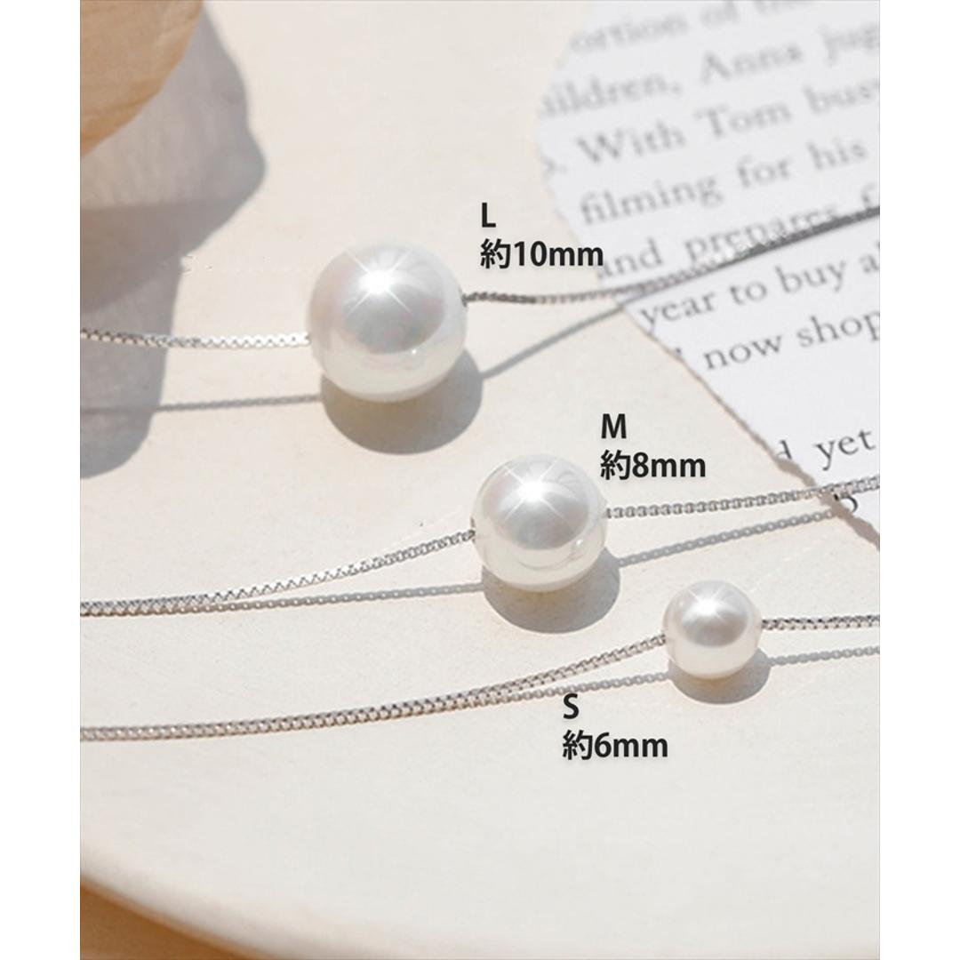 パール ネックレス 一粒 通販 ペンダント 首飾り ジュエリー アクセサリー レディース フォーマル かわいい おしゃれ 可愛い オシャレ 大人っぽい 上品 シルバー 一粒パールネックレス nec-0530 ダイヤモンドハーツ Diamond Hearts シルバー SMALL