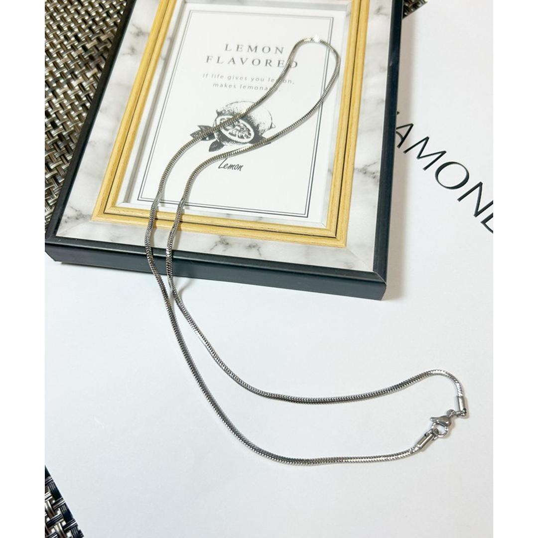 ネックレス スネークチェーン 通販 ダイヤモンドハーツ nec-1350 Diamond Hearts アクセサリー スネークネックレス レディース メンズ 誕生日 彼女 女性 おしゃれ かわいい ギフト プレゼント カジュアル プチプラ 10代 20代 30代 シルバー 50cm