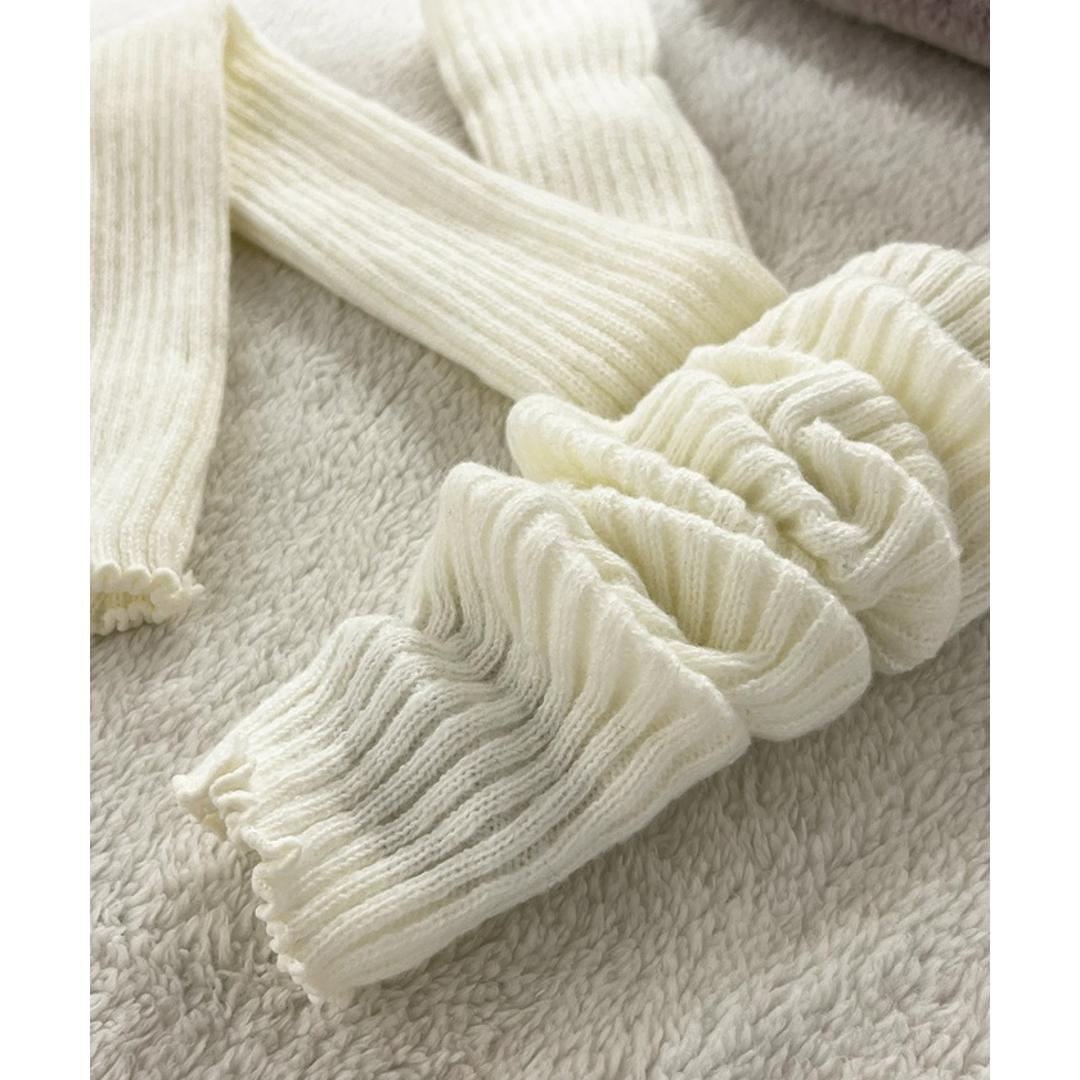 レッグウォーマー ロング 通販 ニットレッグウォーマー レッグ ウォーマー レッグウオーマー レッグウェア 足首ウォーマー ニット ロング丈 diamond hearts ダイヤモンドハーツ レディース 靴下 ソックス ルーズソックス 防寒 秋冬 冷え対策 ブラック ・