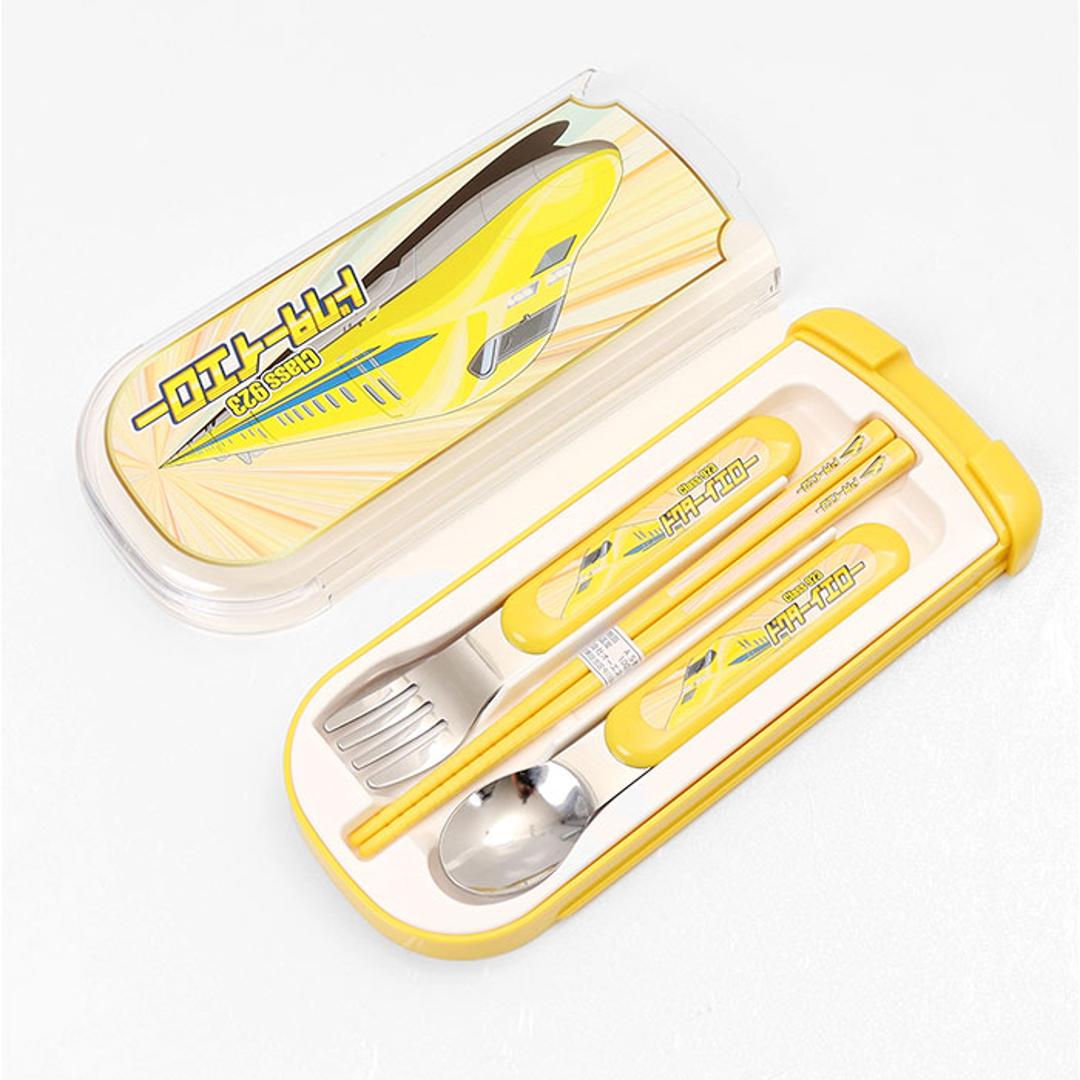 トリオセット 通販 日本製 スライド式 スプーンフォークお箸 3点セット キッズ 男の子 食器洗浄機 乾燥機 かっこいい かわいい 可愛い お弁当グッズ 鉄道柄 ランチグッズ おしゃれ 入学 入園 ギフト 幼稚園 保育園 小学校 はやぶさ ・