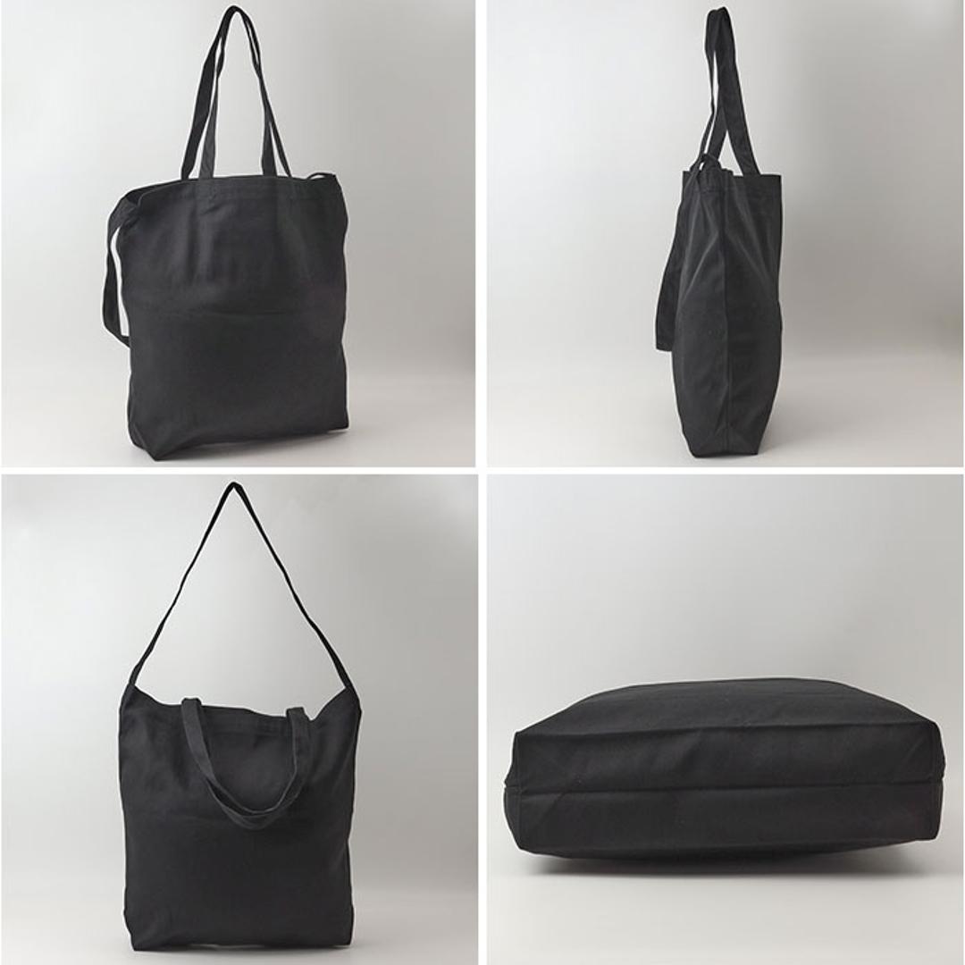 united athle ユナイテッドアスレ トートバッグ 2WAY 1464-01 通販 トートバック トート 手提げ キャンバスバッグ キャンバスバック バッグ バック キャンバス 綿 鞄 かばん シンプル 無地 メンズ レディース 男女兼用 ポケット 002.ブラック ・