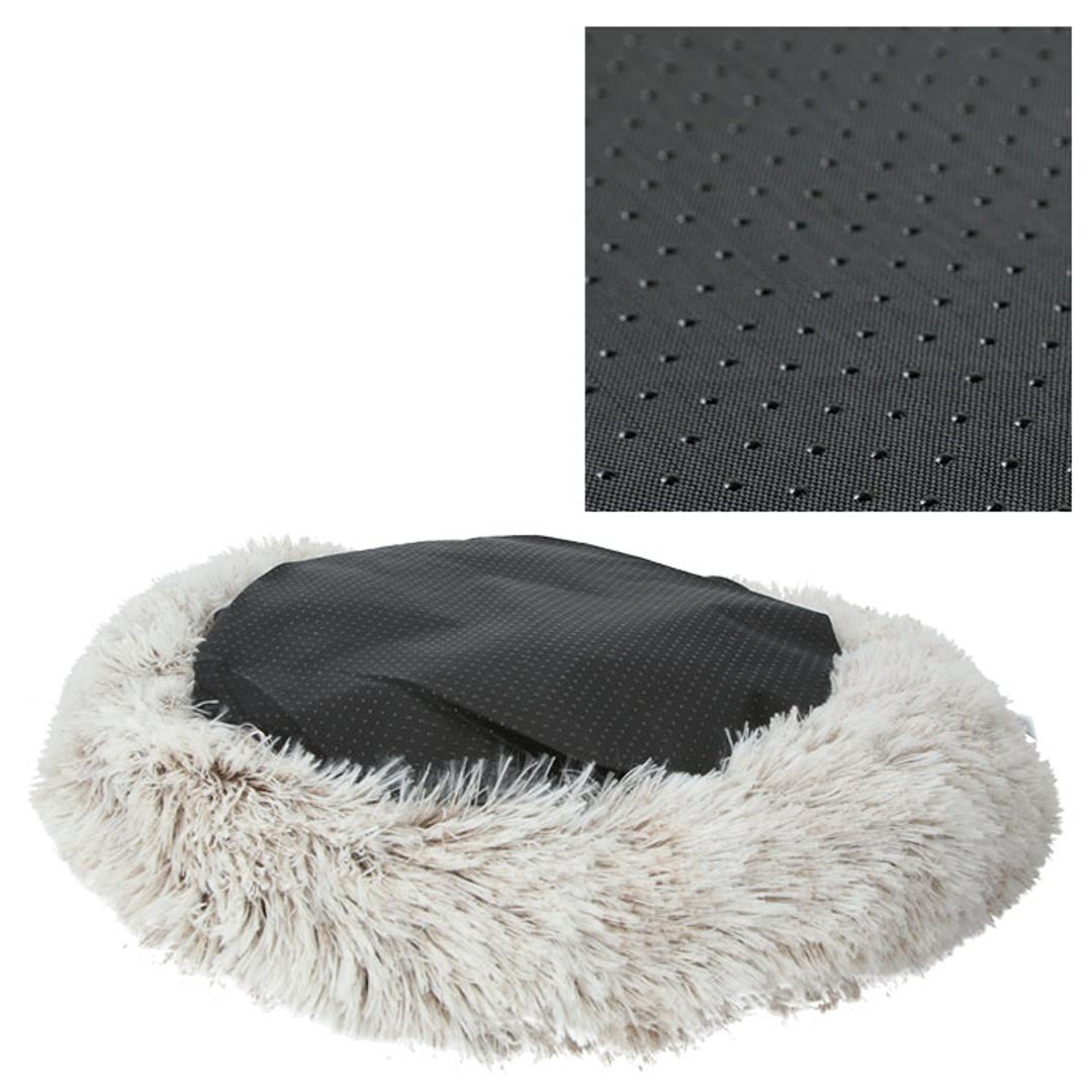 ペット ベッド ドーム 型 通販 丸型 クッション ベーシック フェイクファー ロングファー マカロン ドーム型 マカロンベッド 冬ベッド 冬用ベッド 滑り止め付き ふかふか ふわもこ ふわふわ ブラウン グレー ピンク かわいい イヌ いぬ 犬 ねこ ネコ 猫 イヌ用 いぬ用 犬用 ピンク 【即日発送】ベーシック