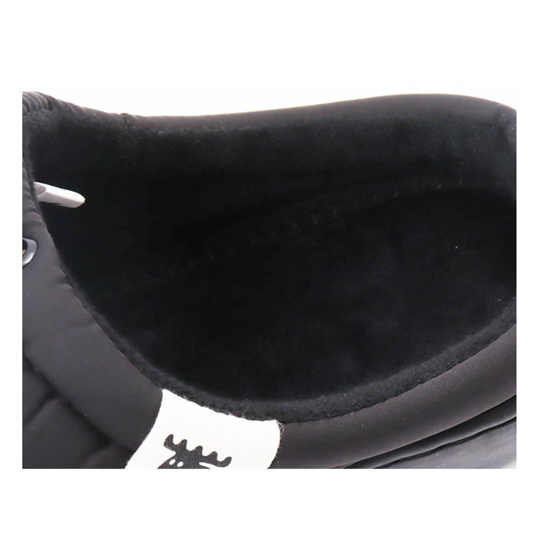 moz モックシューズ 通販 モズ シューズ スリッパ サンダル サボサンダル サボ スリッポン 秋 冬 暖かい キルティング 冬用サンダル 防寒 冬用 かわいい お出かけ 外履き アウトドア キャンプ らくちん 軽量 レディース靴 ブラック 【即日発送】Mサイズ(23.5cm)