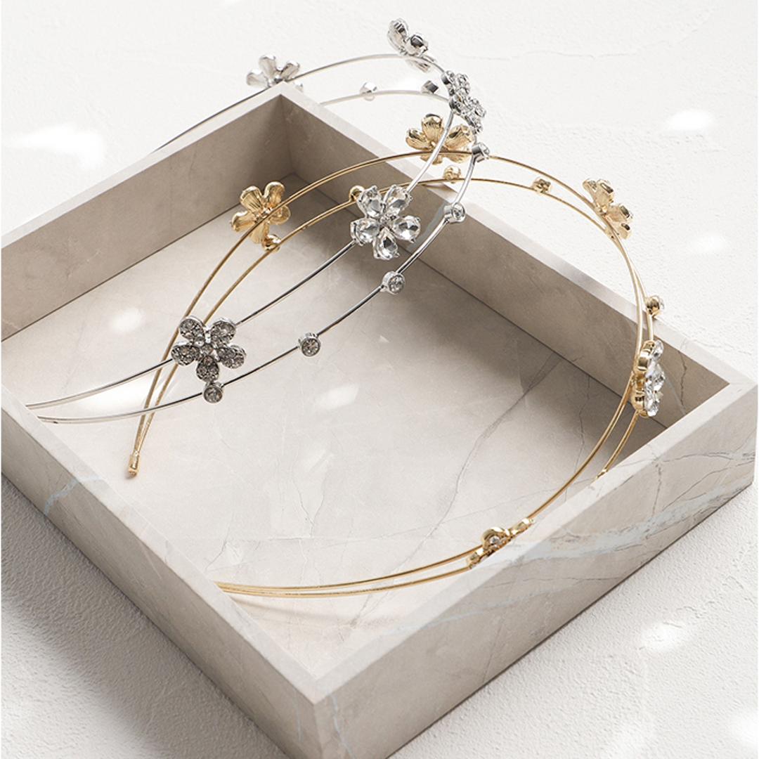 RORA カチューシャ 細め 通販 ローラ アメリア ヘッドドレス ヘアアクセサリー 髪飾り キッズ 子供 子ども こども 女の子 女子 花 お花 キラキラ フォーマル おしゃれ かわいい 入園式 卒園式 入学式 卒業式 発表会 結婚式 キッズファッション ゴールド ・