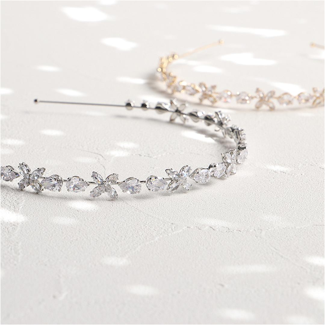 RORA カチューシャ 細め 通販 ローラ エイヴァ ヘッドドレス ヘアアクセサリー 髪飾り キッズ 子供 子ども こども 女の子 女子 キラキラ ビジュー フォーマル おしゃれ かわいい 入園式 卒園式 入学式 卒業式 発表会 結婚式 キッズファッション ゴールド ・