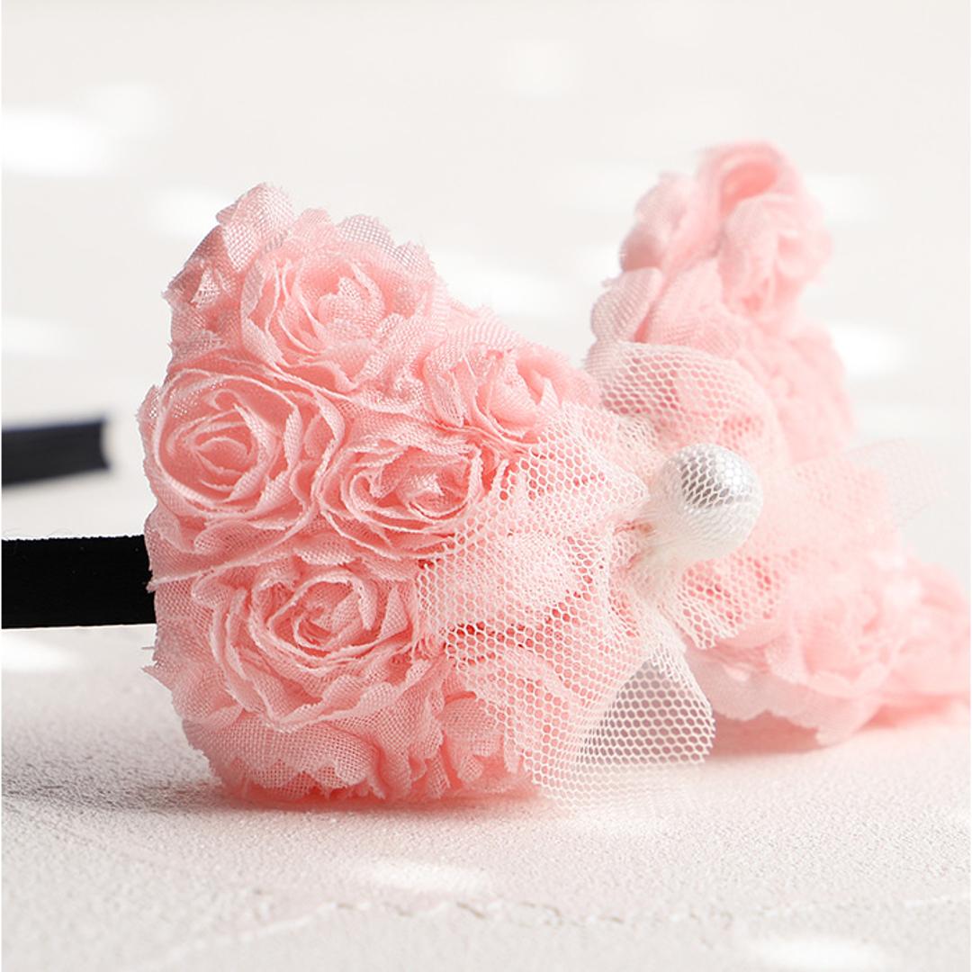RORA カチューシャ 細め 通販 ローラ ミア ヘッドドレス ヘアアクセサリー 髪飾り キッズ 子供 子ども こども 女の子 女子 リボン 花 お花 フォーマル おしゃれ かわいい 入園式 卒園式 入学式 卒業式 発表会 結婚式 キッズファッション ピンク ・