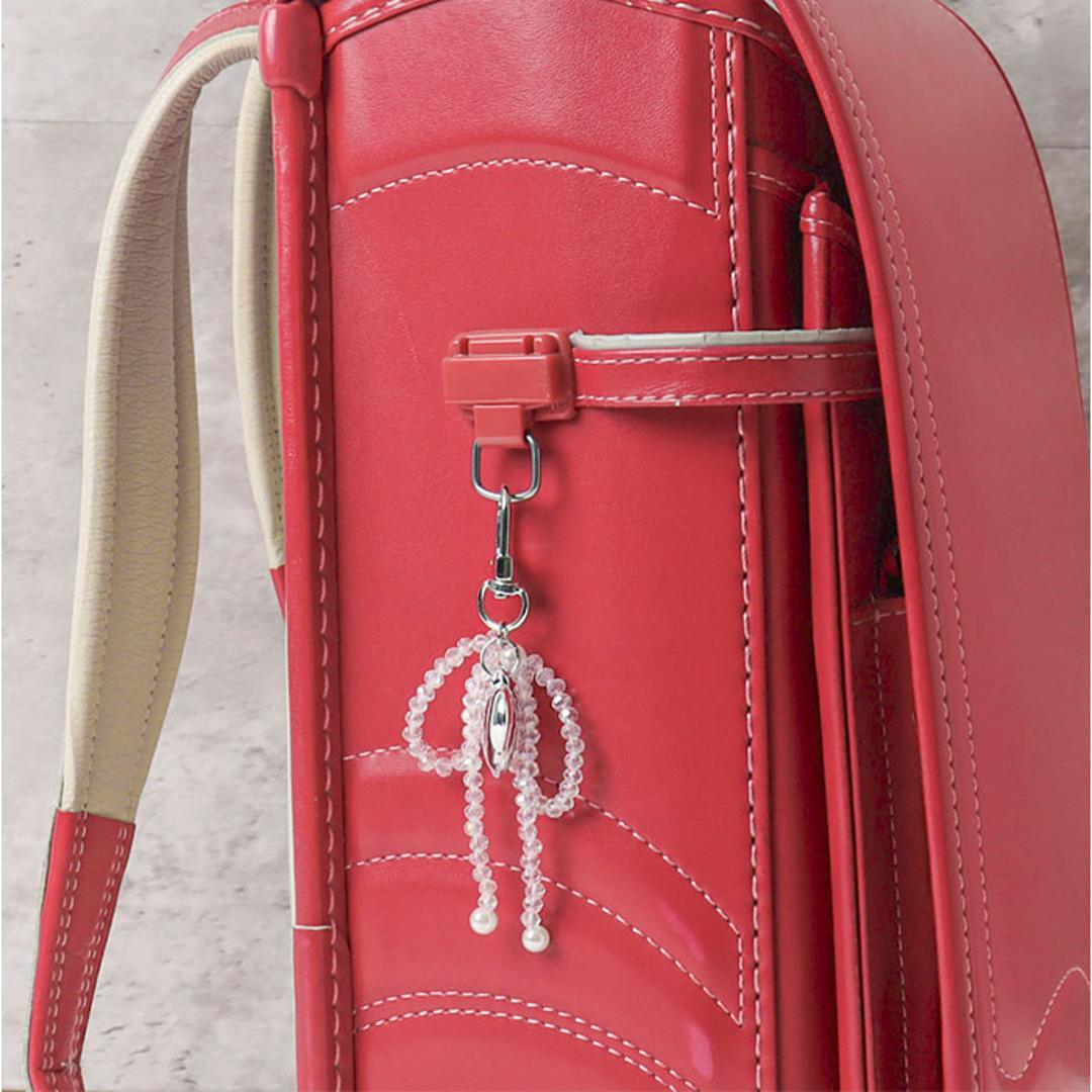 Rora キーリング 通販 ローラ クリストール キーホルダー キーチャーム バッグチャーム ナスカン ハート パール ハート型 チャーム シルバー おしゃれ かわいい キッズ 子供 こども 子ども 女の子 女子 レディース ファッション雑貨 キッズファッション クリアー ・