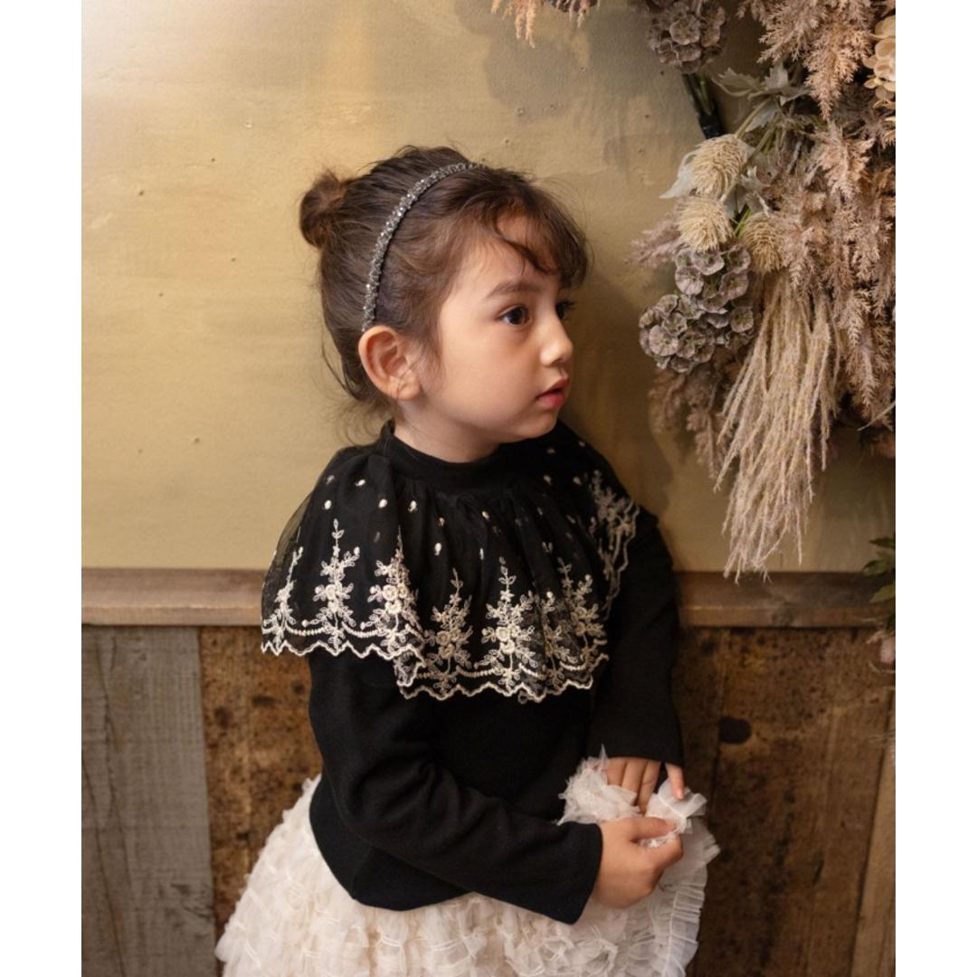 Rora 子供服 スカート 通販 ナデシコ フリフリリボンスカート フレアスカート キッズ 女の子 女子 リボン レース フォーマル カジュアル パーティー お出かけ 誕生日 記念日 かわいい オシャレ 可愛い おしゃれ ボトムス 子ども服 キッズファッション ベージュ 110cm