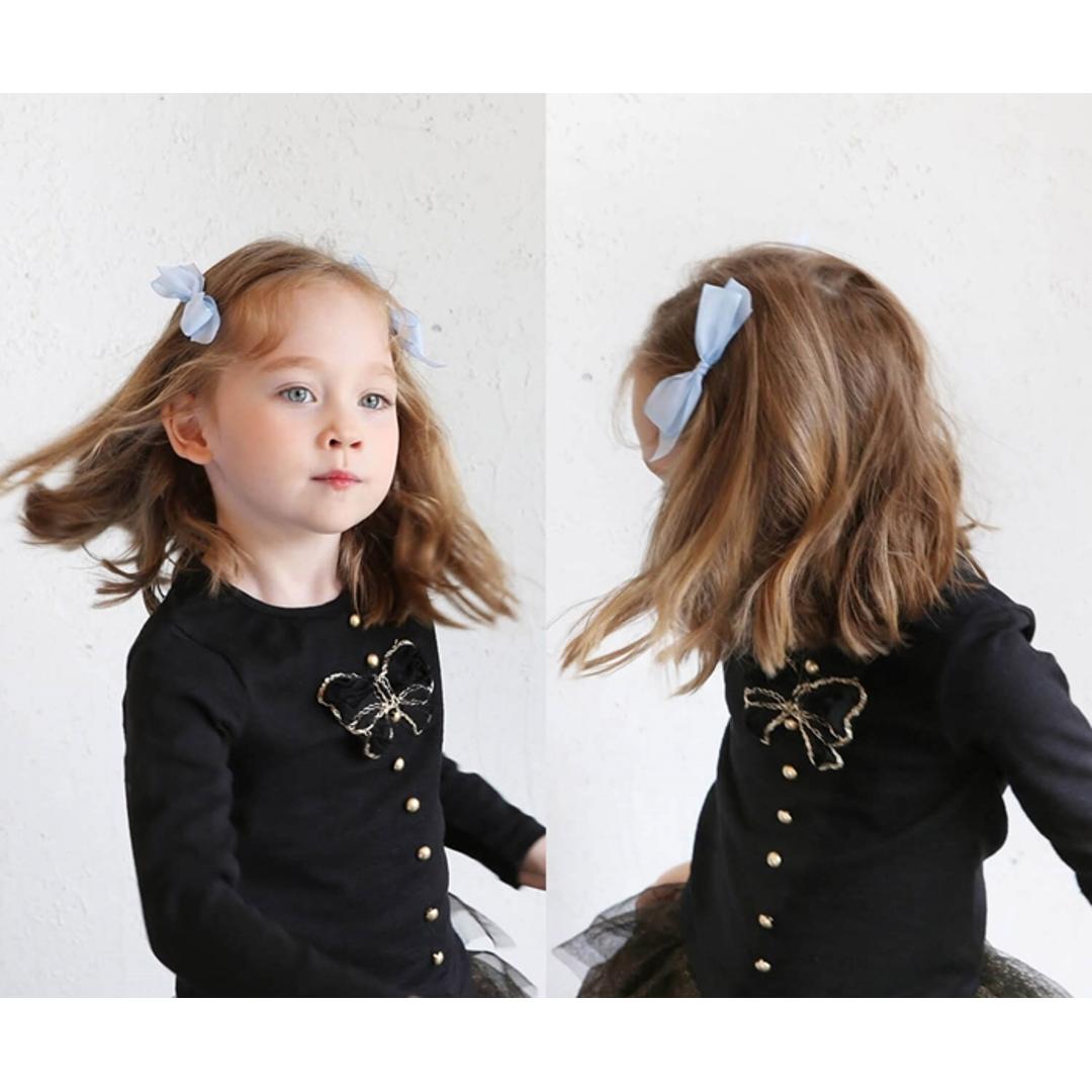 Rora ヘアクリップ キッズ 2個セット 通販 ヘア クリップ 68412302 モーニングリボンクリップ リボン 子供 女の子 大人っぽい 卒園式 入学式 結婚式 発表会 おしゃれ かわいい オシャレ 可愛い ヘアーアクセサリー ヘアアクセサリー キッズファッション ブラック フリー