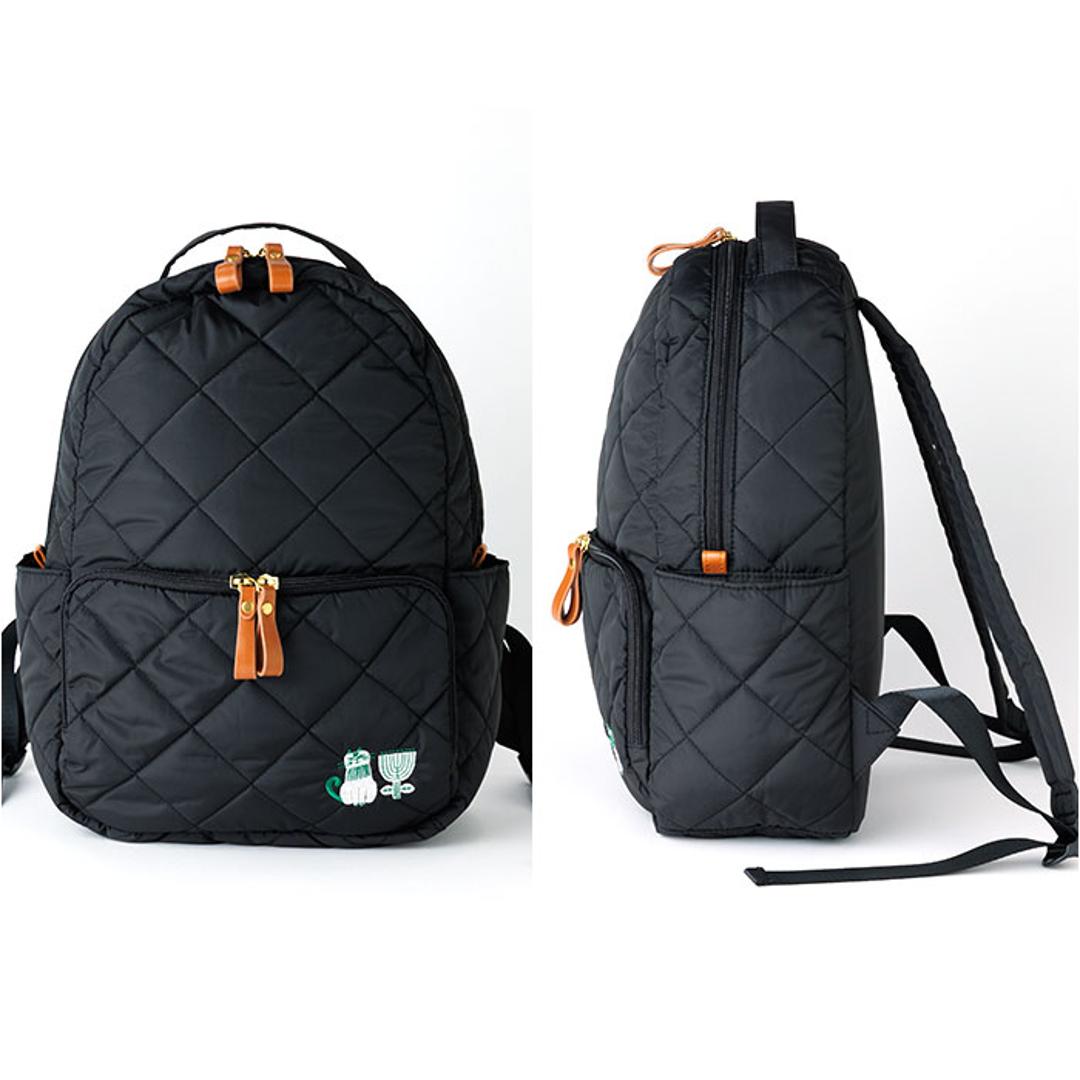 fikalycka リュック フィーカリュッカ 通販 リュックサック ミニリュック キルティングリュック バックパック デイパック レディース 小さめ おしゃれ かわいい ナイロン 通勤 旅行 猫グッズ ネコ ねこ fika lycka レディースバッグ カーキ ・