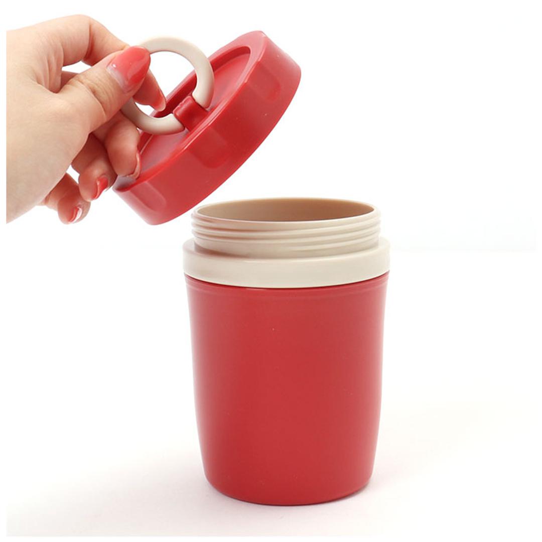 スープジャー 300ml 通販 二重構造 アクティブフードポット フードポット 小 スープポット フードジャー ランチジャー お弁当 電子レンジ キッチン用品 台所用品 おしゃれ シンプル ピクニック 日用品 プチギフト レッド ・