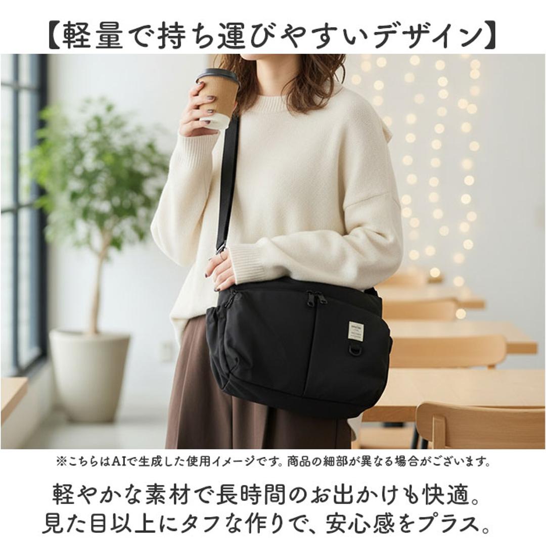 アネロ anello ショルダーバッグ AGB5006 通販 ショルダーバック 斜めがけバッグ レディース 大人 メンズ 通勤 サブバッグ 小さめ A5 軽量 軽い 撥水 旅行 おしゃれ ポケット 多い アウトドア NEW STANDARD レディースバッグ BK.ブラック ・