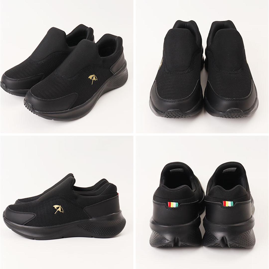 Arnold Palmer スニーカー レディース AL1402 通販 シューズ レディーススニーカー 防水スニーカー レディースシューズ ウォーキングシューズ 靴 アーノルドパーマー 脱ぎやすい 履きやすい 防水 撥水 ウォーキング カジュアル 女性 婦人靴 オールブラック 22.5cm