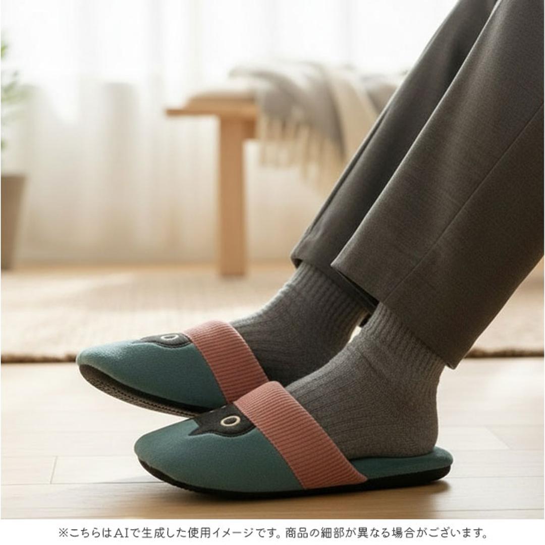 スリッパ 洗える かわいい 通販 ルームシューズ ルームスリッパ 前詰まりスリッパ トイレスリッパ おしゃれ 可愛い コーデュロイ 静音 静か 滑りにくい アツコマタノ atsuko matano 洗濯機 暖かい あったかい テキスタイル 生活雑貨 MEME/ブラウン M(22-24cm)