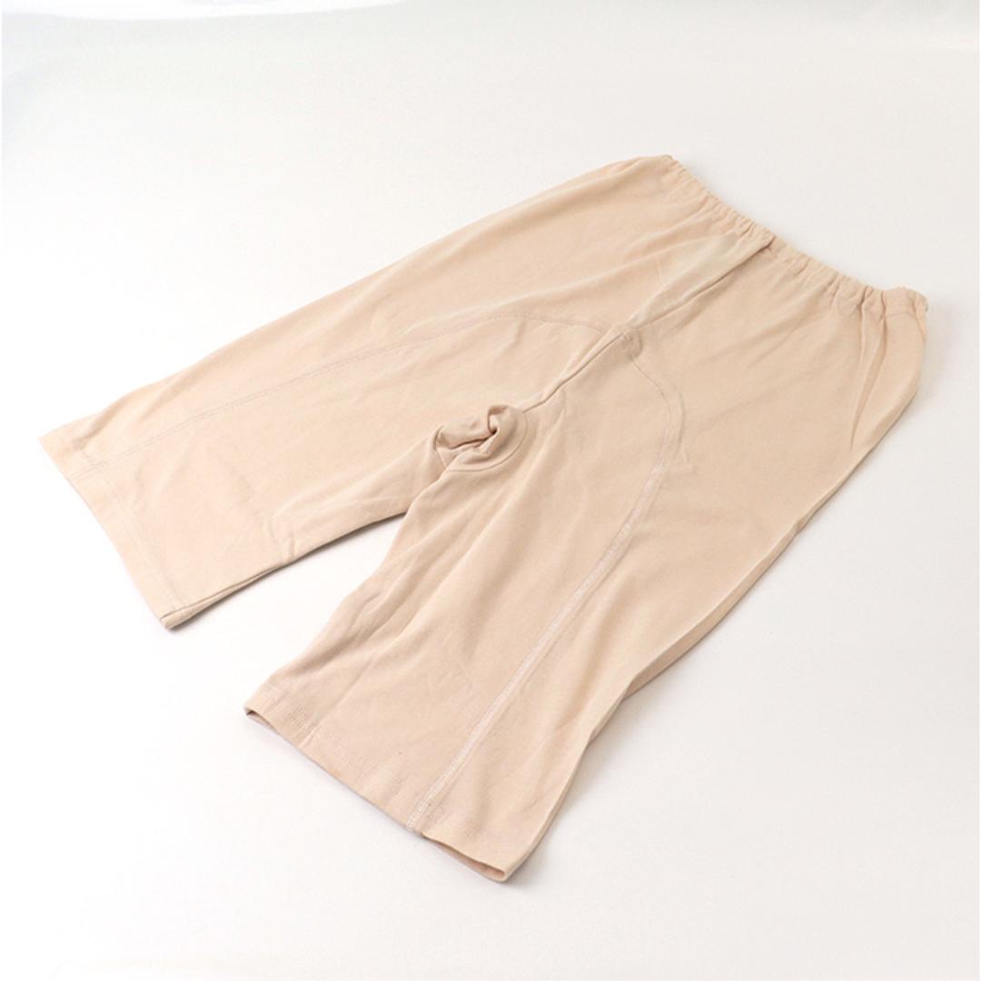 パンツ レディース下着 通販 綿100% 5分丈パンツ 汗とリインナー 接触冷感 コットン100% 吸水速乾 汗取り 汗対策 肌着 汗じみ 快適 速乾 冷感 汗染み防止 インナーパンツ レディース 女性 ウエストゴム ベージュ Mサイズ