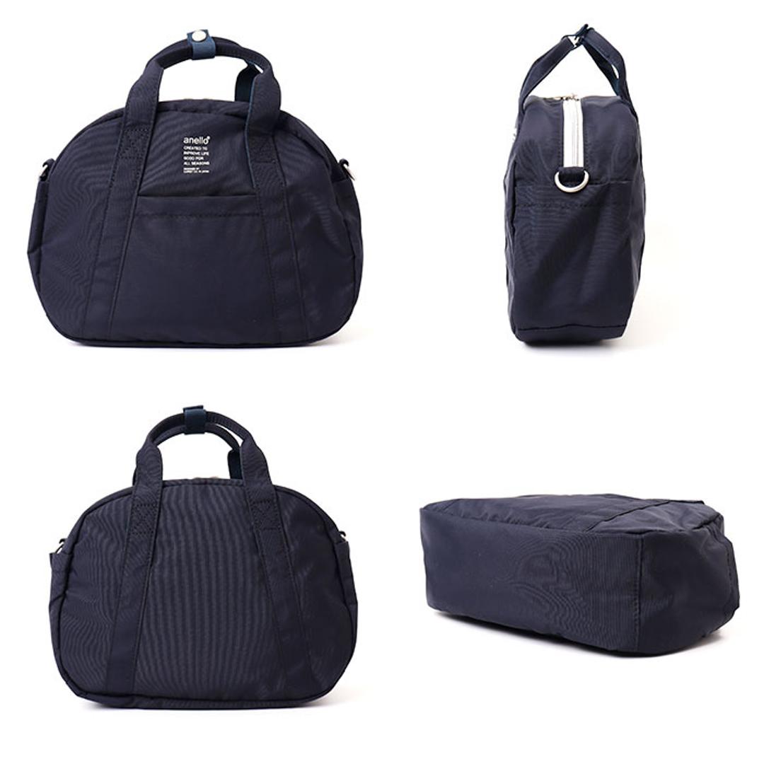 アネロ ショルダーバッグ anello ATM0963 通販 ショルダーバック 斜めがけバッグ ミニボストンバッグ レディース 小さめ メンズ 斜めがけ 大人 軽量 軽い ナイロン 撥水 ファスナー付き かわいい シンプル 旅行 PARADE レディースバッグ BK.ブラック ・