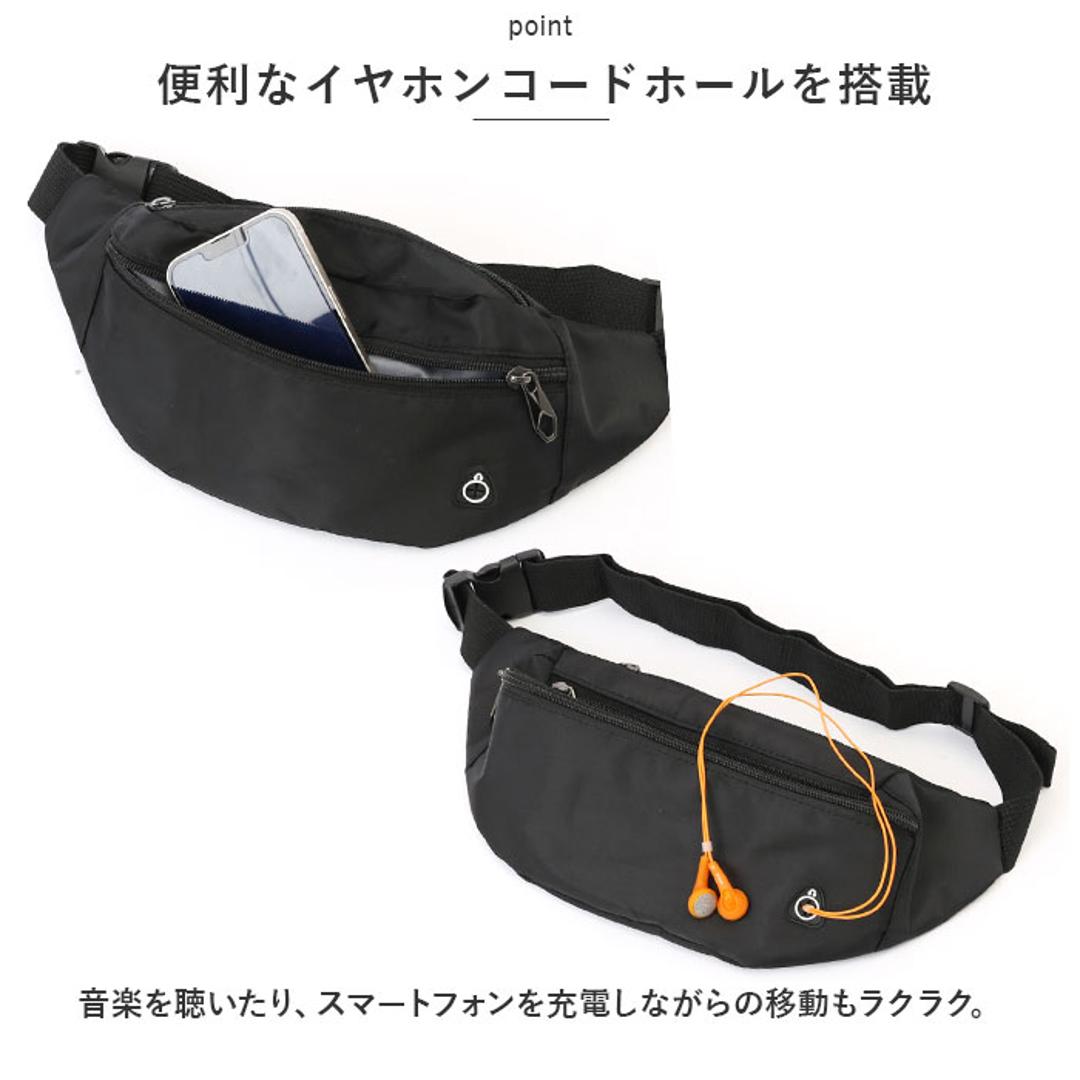 ウエストポーチ レディース 小さめ 通販 ウエストバッグ ボディーバッグ ボディバッグ ヒップバッグ イヤホン穴 ワンショルダー 斜めがけ 大容量 ウエストバック ボディバック 外出 お出かけ 通勤 通学 旅行 サブバ イエロー ・