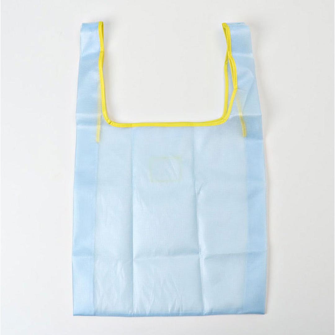 U-DAY エコバッグ D-659364 通販 トートバッグ エコ バッグ 買い物バッグ お買い物バッグ ショッピングバッグ レジ袋型 おしゃれ ビニール クリア エコバック 買い物バック ショッピングバック 小さめ コンパクト 撥水 買い物袋 男女兼用バッグ サックス ・