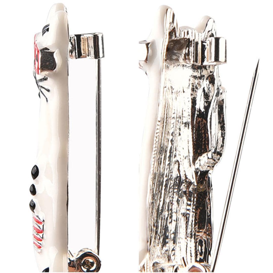 ブローチ 親指サイズ アニマル 通販 バッジ 親指サイズのブローチ アクセサリー ジュエリー 飾り 小さい 小さめ ミニ 動物 コンパクト かわいい 可愛い キャラ ギフト 贈り物 ファッション 雑貨 グッズ おでかけ お出かけ オシャレ おしゃれ ネコザワさん ・