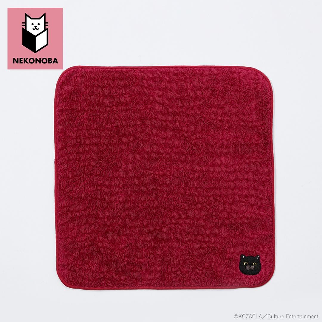 NEKONOBA グッズ 通販 ネコノバ 今治タオル ハンカチ タオルハンカチ 今治 ハンドタオル ハンカチタオル ミニタオル 手拭きタオル キャラクター おしゃれ 猫 ねこ ネコ 猫グッズ かわいい レディース メンズ 刺繍 子ども 小学生 みけちゃん ・