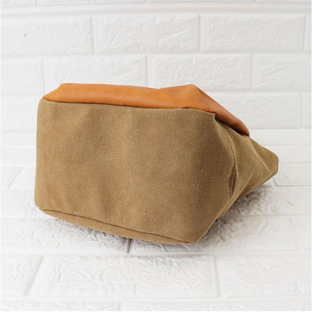 Lafiel バッグ ラフィール 003190300 通販 トートバッグ トートバック レディース 小さめ ハンドバッグ 手提げバッグ 大人 かわいい おしゃれ 可愛い オシャレ 帆布 合皮 キャンバス フェイクレザー カジュアル レディースバッグ イエロー ・