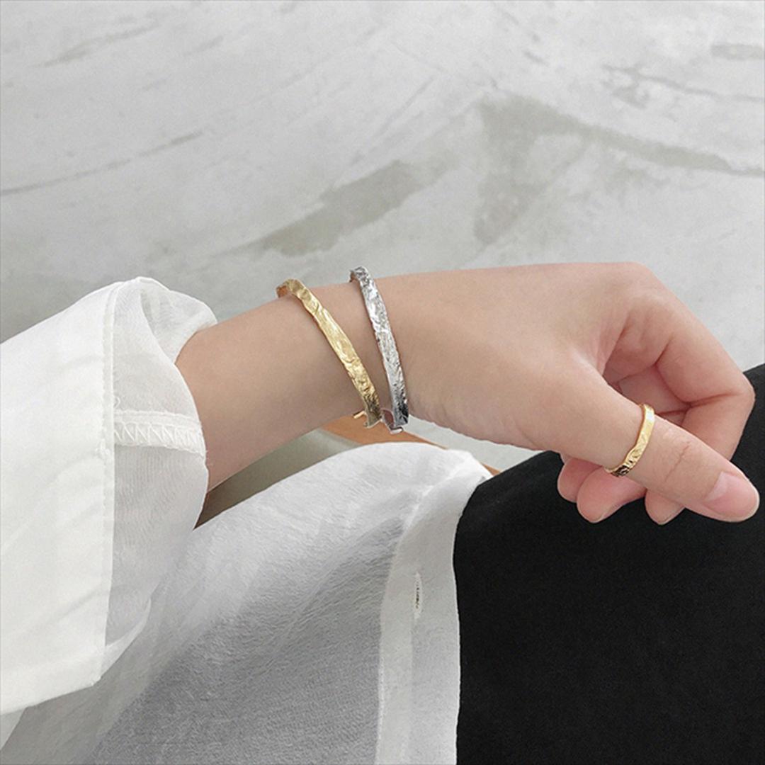 バングル シルバー925 通販 ブレスレット アクセ ブレス アクセサリー レディース メンズ シルバーアクセサリー 腕輪 巾着付き 重ね付け シンプル おしゃれ かわいい オフィス 通勤 通学 カジュアル プレゼント ギフト 可愛い きれいめ 大人 学生 ゴールド ・