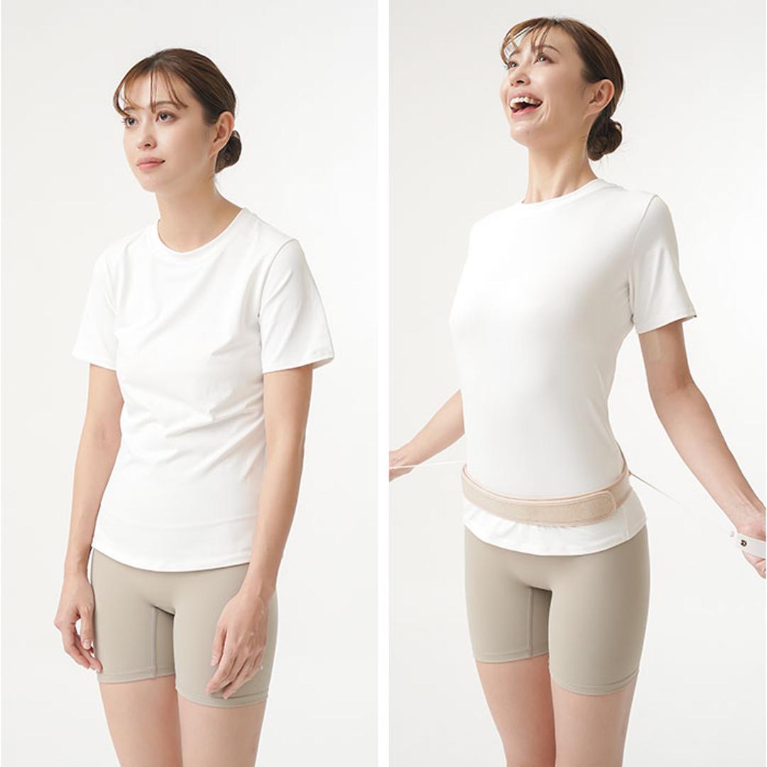 dr pro シャキット 腰ベルト 通販 シャキット腰ベルト 腰用ベルト 腰サポーター 腰コルセット 骨盤ベルト サポーター dr.pro SHAKITTO 腰 ベルト 骨盤 背筋 姿勢 猫背 メッシュ 家事 仕事 姿勢補正 男女兼用 健康グッズ ブラック M-Lサイズ