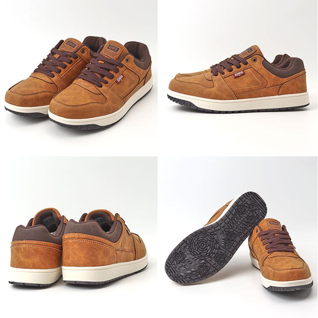 EDWIN スニーカー エドウィン EDW-7977 通販 靴 ローカットスニーカー 運動靴 カジュアルシューズ メンズ ブランド おしゃれ シンプル 4cm防水 滑りにくい 撥水 ローカット 通勤 通学 エドウイン カジュアル メンズ靴 BLACK 25cm