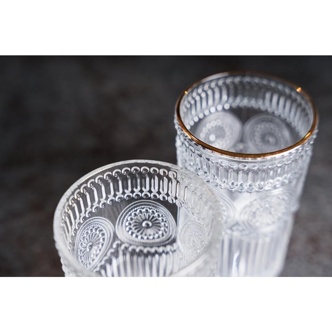 ガラス タンブラーセット 通販 ガラスタンブラー 2個セット グラス セット コップ タンブラーグラス ペア 来客用 おしゃれ デザイン テクスチャ ギフト プレゼント 新生活 引越し 結婚祝い theater EF-THE005 洋食器 キッチン用品 台所用品 クリア 【即日発送】Mサイズ