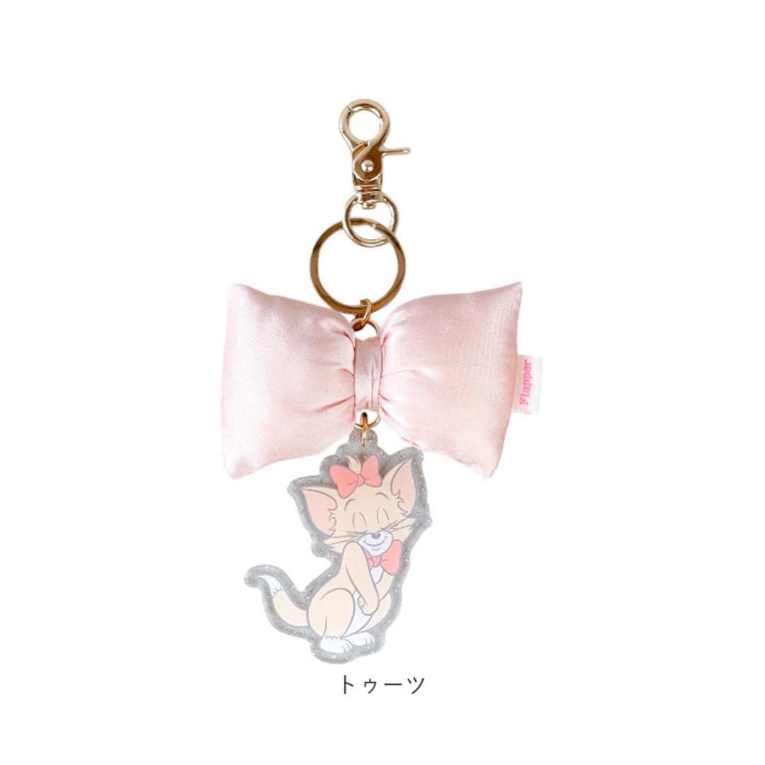 トムとジェリー キーホルダー F258134 通販 Tom and Jerry Tom & Jerry バッグチャーム キーチャーム キーリング キラキラ リボン トムジェリ かわいい アクキー おしゃれ レディース 女の子 プチギフト 贈り物 トゥードルス ・