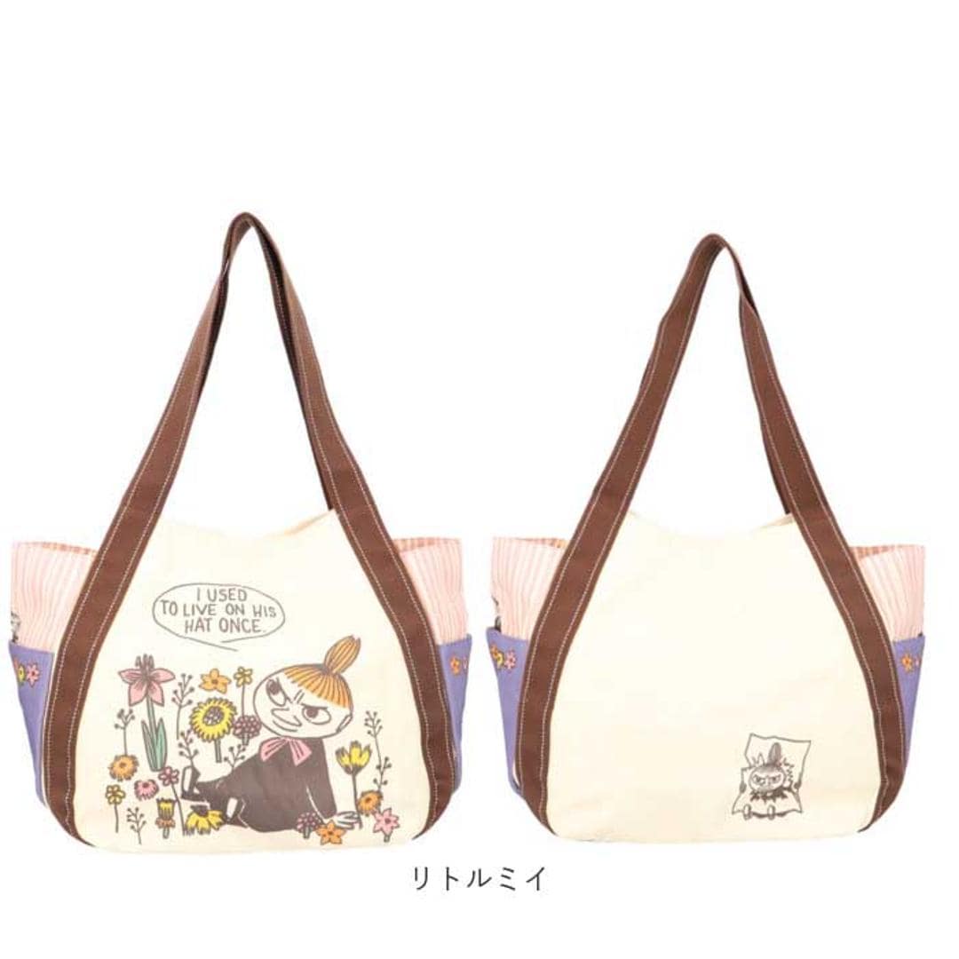 トートバッグ 大きめ キャラクター 通販 ビッグトートバッグ トートバック トート 手提げ 肩掛け 肩掛けバッグ 肩掛けバック 持ちやすい 軽量 軽い ポケット マチ 大容量 たっぷり入る かわいい 可愛い 巾広め ハンドル 上品 大人 ムーミン ・