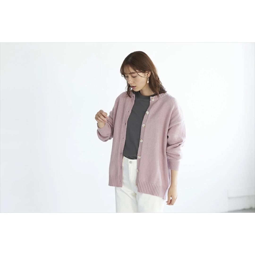 カーディガン レディース 秋冬 丸首 通販 ニットカーディガン カーデガン ニット トップス 長袖 セーター 2WAYふんわり編みカーディガン&クルーニット おしゃれ シンプル 大人 かわいい カジュアル ナチュラル 女性 婦人 レディースファッション ブラック M-Lサイズ