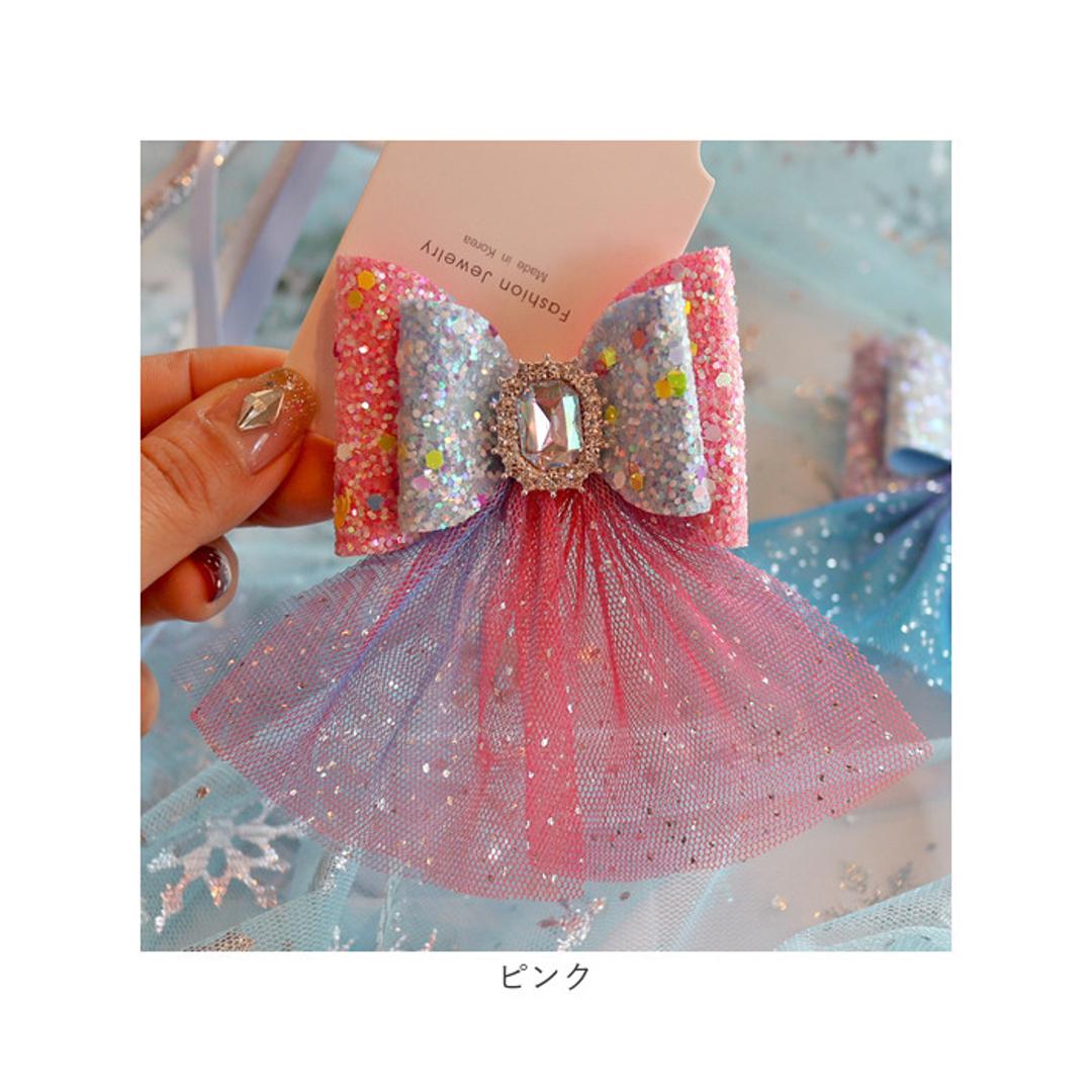 ヘアアクセサリー 子供 通販 ヘアピン 髪飾り 髪留め リボン レース ヘッドアクセサリー 女の子 かわいい 可愛い おしゃれ ヘアアレンジ ヘアアクセント 入学式 入園式 卒園式 発表会 写真撮影 誕生パーティー カラフル 贈り物 ギフト ブルー ・