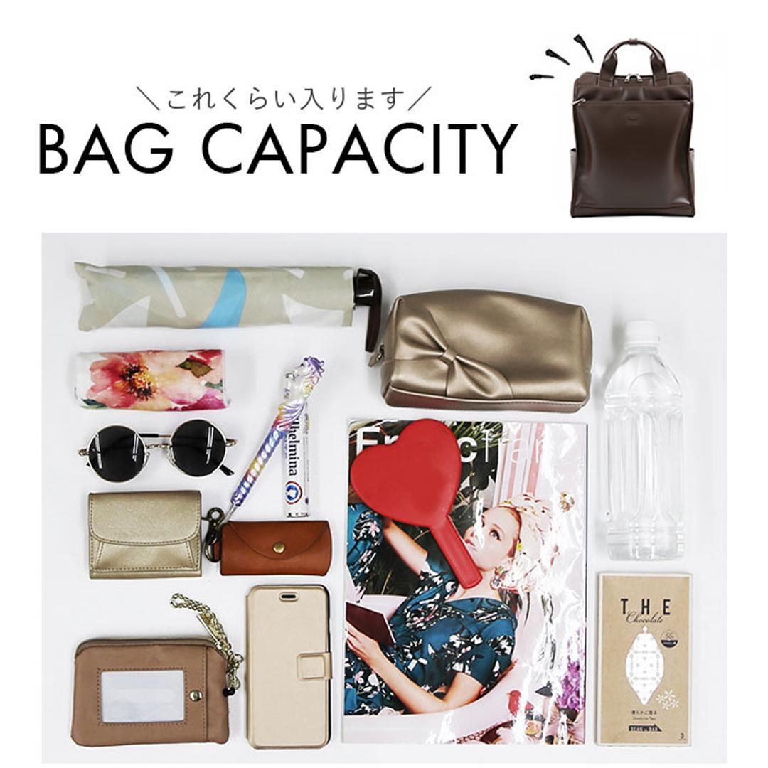 anellogrande リュック GTM1021 アネログランデ 通販 リュックサック デイパック バックパック レディース メンズ 大きめ A4 通勤 通学 旅行 おしゃれ きれいめ シンプル 10ポケット 合成皮革 NEO CABIN レディースバッグ BK.ブラック ・