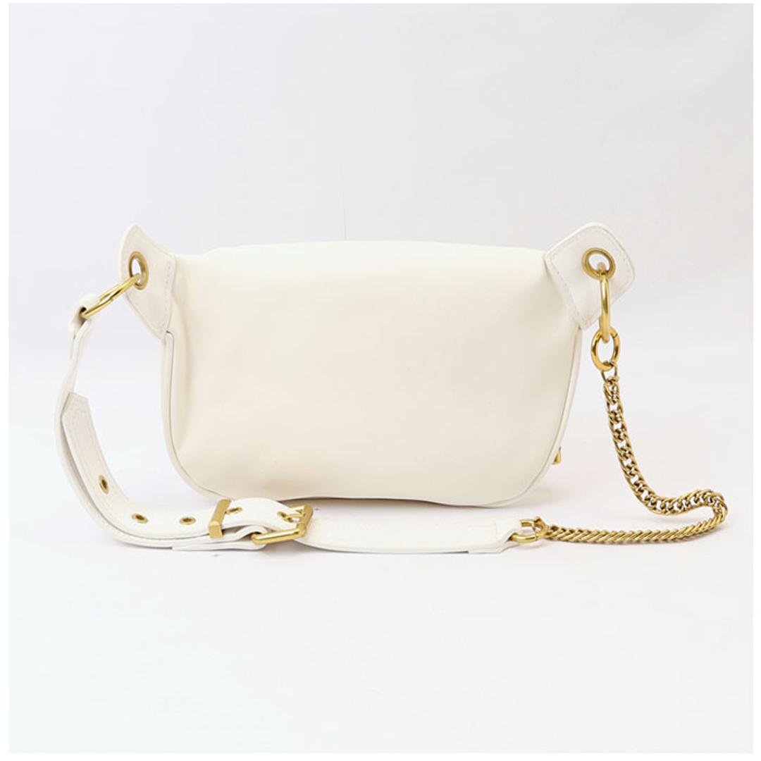 ボディバッグ レディース きれいめ 通販 ボディーバッグ ショルダーバッグ ボディバック ショルダーバック 斜めがけ 大人 小さめ 2way 上品 通勤 通学 旅行 トラベル おしゃれ シンプル 無地 レディースバッグ ホワイト ・