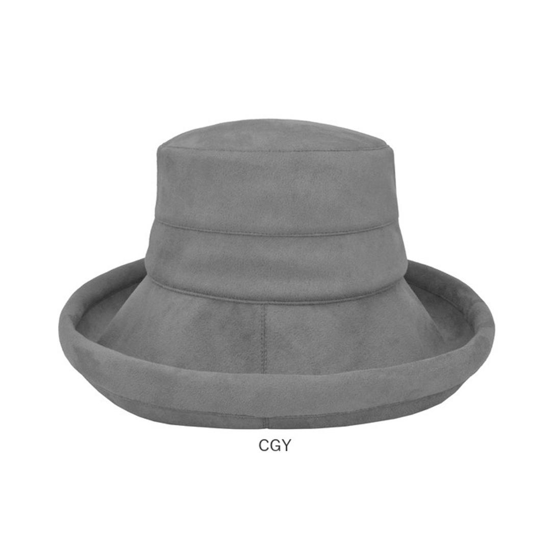 ハット レディース 大きめ 通販 つば広帽子 冬 洗える 帽子 つば広 ツバ広 秋冬 秋 折りたたみ たためる 抗菌 スエード調 日除け 日よけ きれいめ 女性 女の子 サイズ調整 554630 スエードカジュアルハット ハット帽子 レディース帽子 BE ・