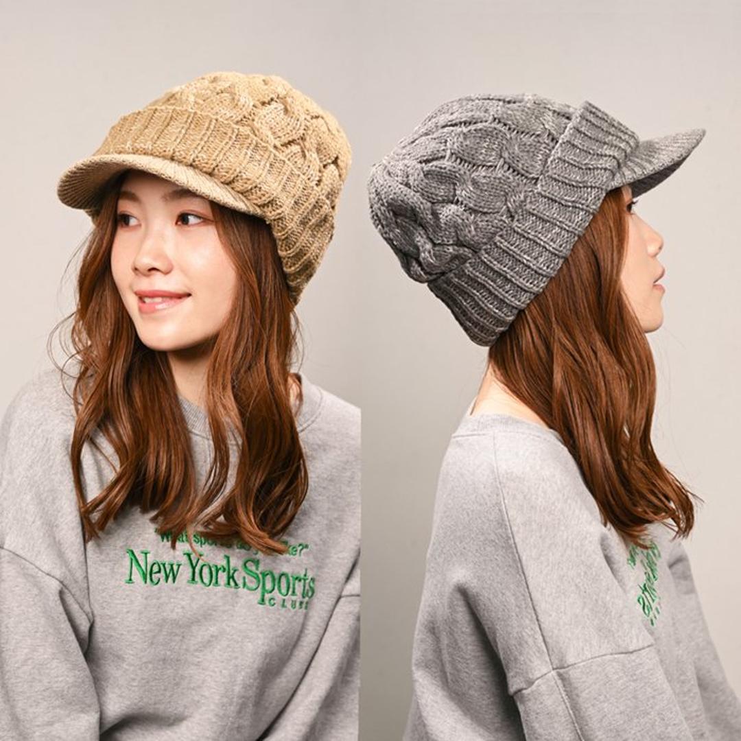 キャスケット レディース 秋冬 通販 つば付きニット帽 帽子 冬 秋 ニット帽子 ニットキャップ つば付 キャスケット帽子 かわいい 無地 洗える 手洗い おしゃれ ふわふわ 暖かい 女性 女の子 558634 ファーライナーキャスケット レディース帽子 BE ・